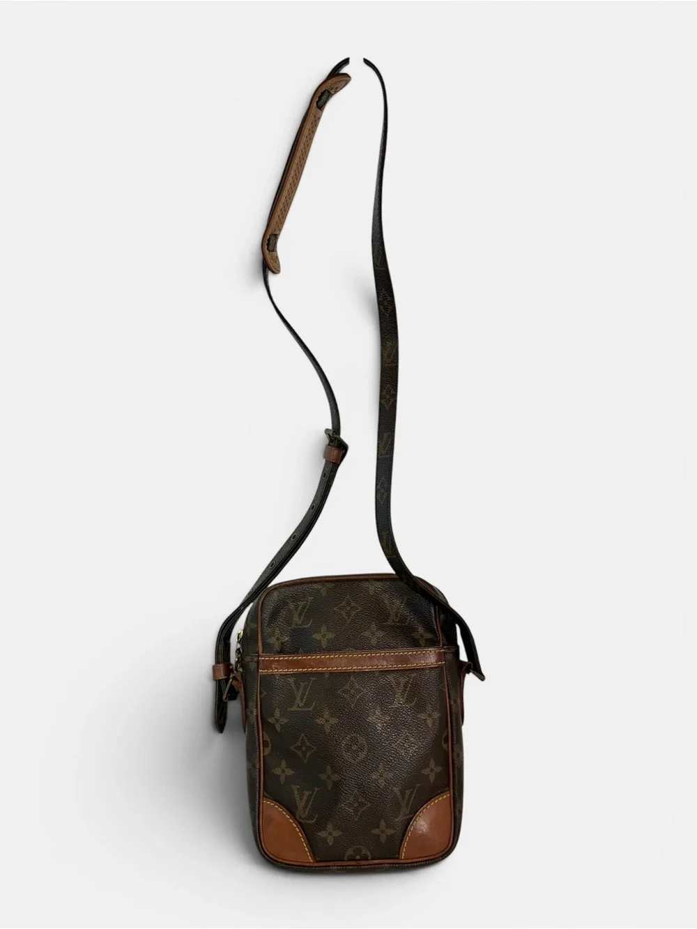 Louis Vuitton Monogram Crossbody in Brown and Tan